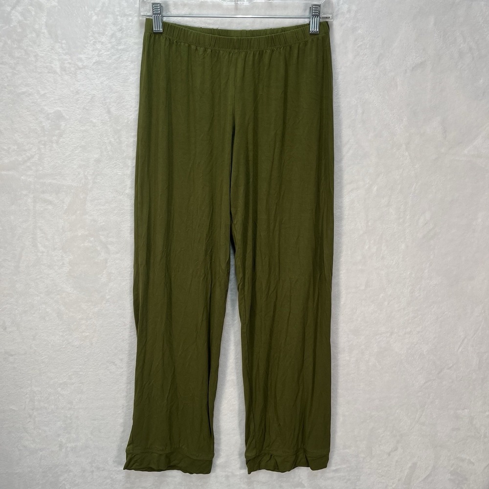 Kyte Living Bamboo Pants Womens XS Cozy Casual Green Lounge Basics Summer Spring